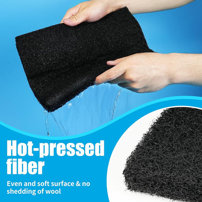 Aquarium Activated Carbon Filter Media Pad for Fish Tank Pond Canister Filter (10.5" x 18") V1258-DP02-E-253