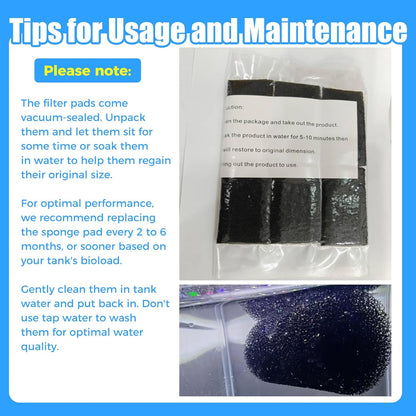 12-Pack Pre-Filter Sponge for Aquarium Shrimp Fry Fish Tank Filter 0.8 Inch Intake, Replacement Foam Cover V1258-DP02-E-258