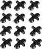 12 Pack Aquarium Divider, Suction Cup Divider Black, Plastic Sheet Isolation Holder for Fish Tank V1258-DP02-E-261