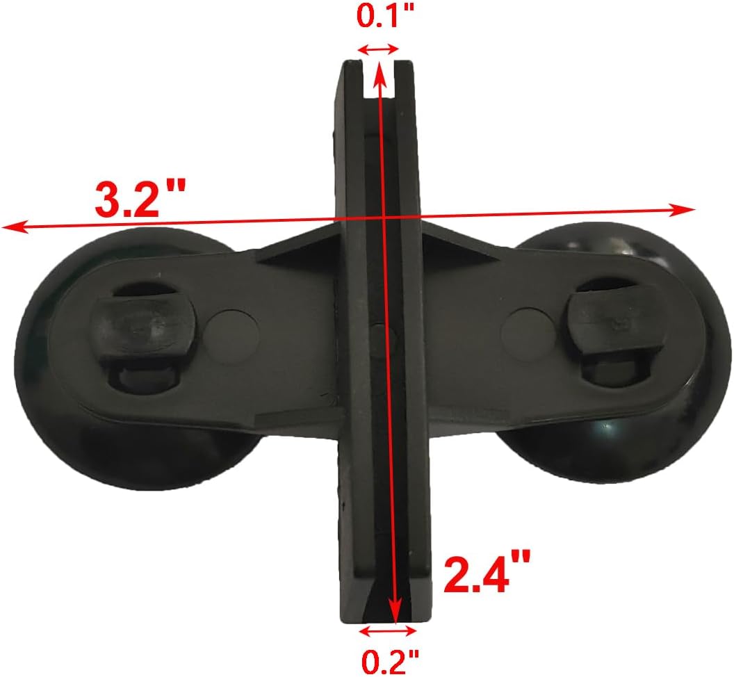 12 Pack Aquarium Divider, Suction Cup Divider Black, Plastic Sheet Isolation Holder for Fish Tank V1258-DP02-E-261
