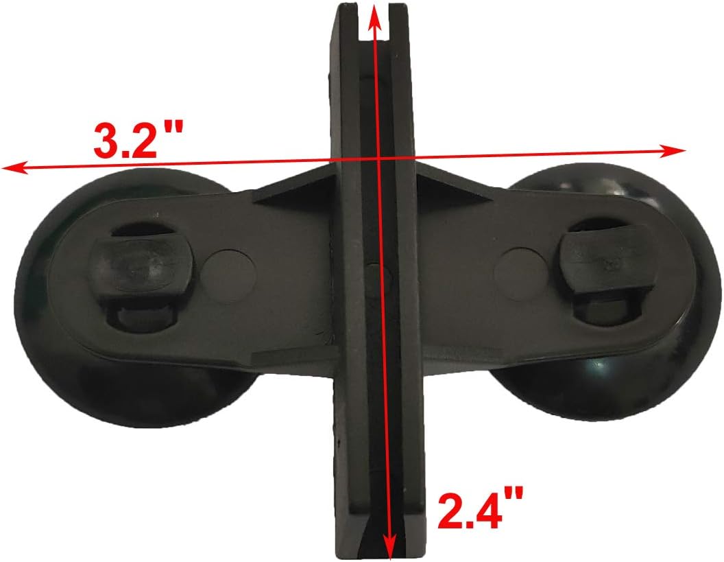 12 Pack Aquarium Divider, Suction Cup Divider Black, Plastic Sheet Isolation Holder for Fish Tank V1258-DP02-E-261