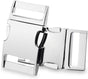 CooBigo Metal Side Release Buckle Webbing Buckle Paracord Bracelet Clasps for Leather Strap Dog Collars V1258-DP02-E-27