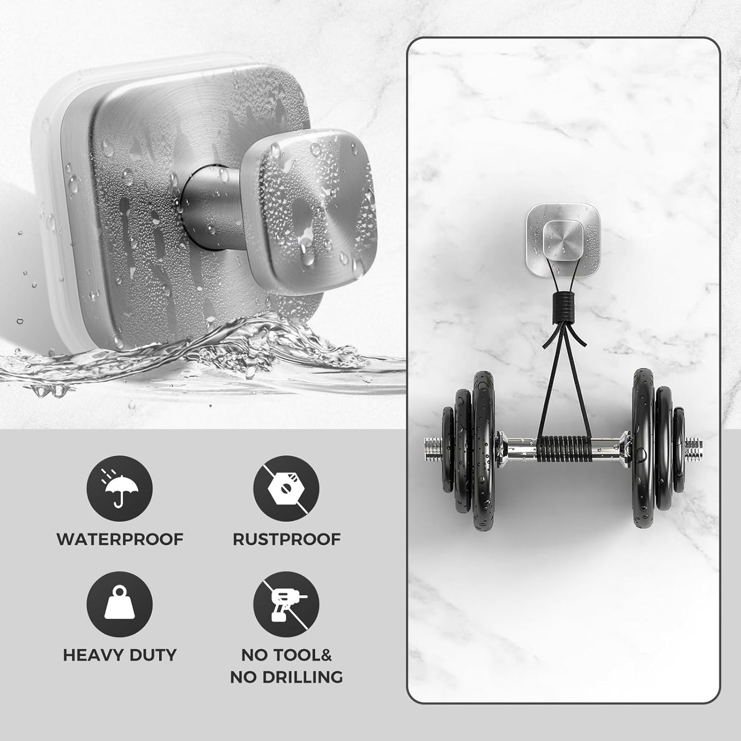 Shower Hooks for Inside Shower,Reable Suction Cup Hooks for Glass Window,Mirror,Removable Towel Hooks for V1258-DP02-E-300