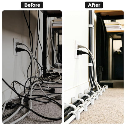 200 Pcs Cable Clips Nail in, Cord Clips Ethernet Cables Wire Wall Clips Cable Straps Cables Tacks Cable Nails V1258-DP02-E-310