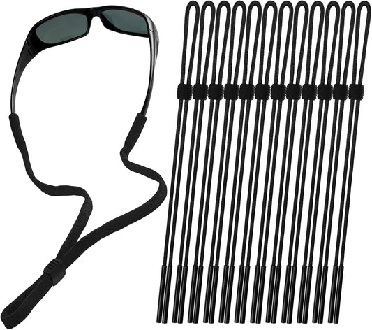 12 Pack Sunglasses Strap, Sports Eye Glasses String Strap, Adjtable Eyeglasses Strap Lanyard Cord Band Neck V1258-DP02-E-318