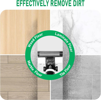 Roller Brh Replacement Kit Compatible with Tineco iFloor 2, iFloor 3,Floor One S3 Cordless Wet Dry Vacuum V1258-DP02-E-328