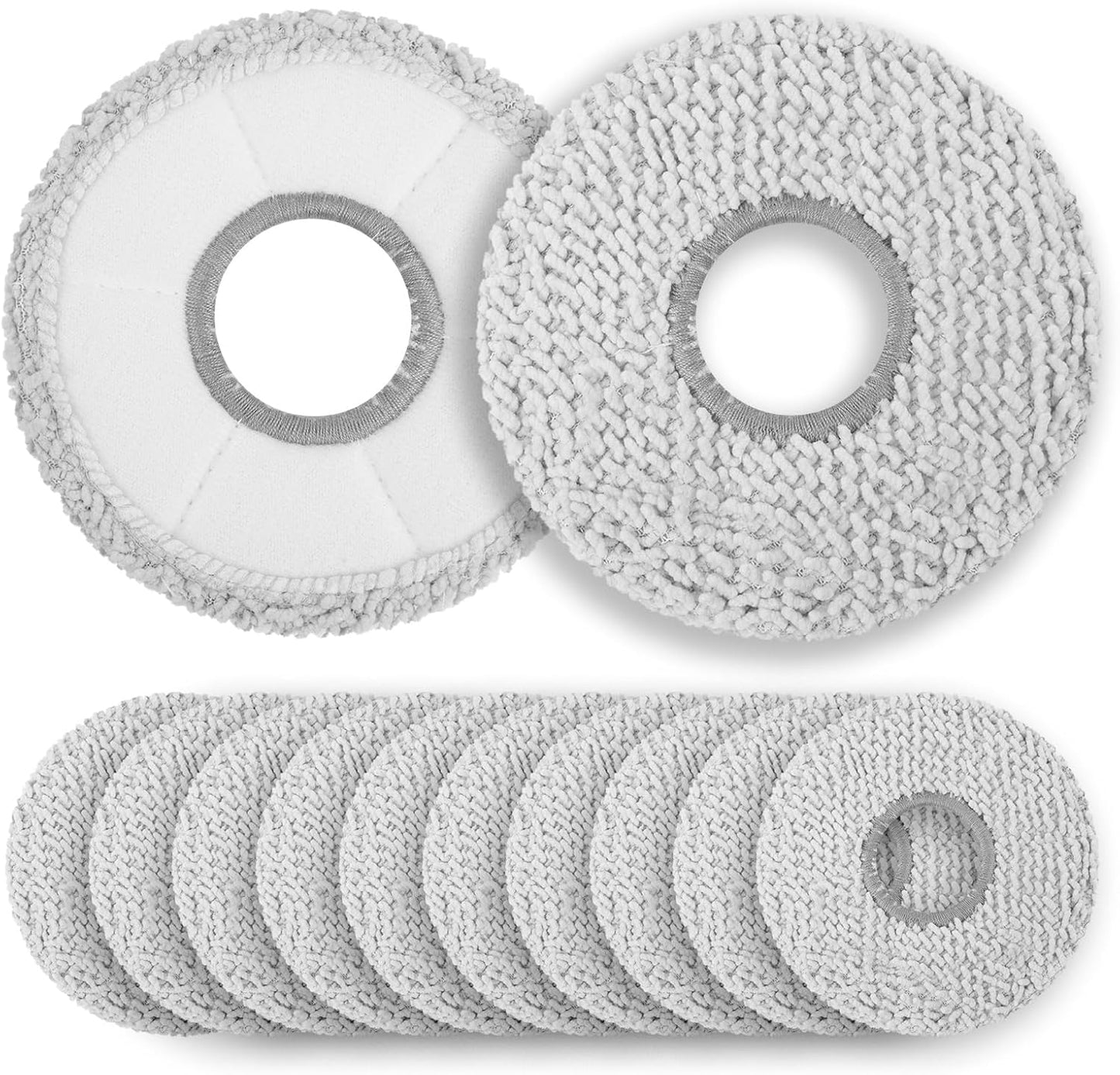 12 Pack Mop Pads Replacement for ECOVACS DEEBOT X5 PRO Omni Robot Vacuum Cleaner, X5 Pro Omni Mop Pads V1258-DP02-E-332