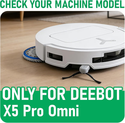 12 Pack Mop Pads Replacement for ECOVACS DEEBOT X5 PRO Omni Robot Vacuum Cleaner, X5 Pro Omni Mop Pads V1258-DP02-E-332