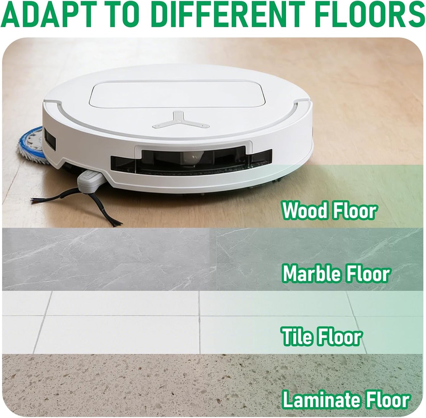 12 Pack Mop Pads Replacement for ECOVACS DEEBOT X5 PRO Omni Robot Vacuum Cleaner, X5 Pro Omni Mop Pads V1258-DP02-E-332