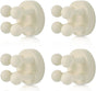 4 pcs Silicone Toothbrh Holder Multi-Function Hook Waterproof self Adhesive Single Toothbrh Hook Plug Holder V1258-DP02-E-333