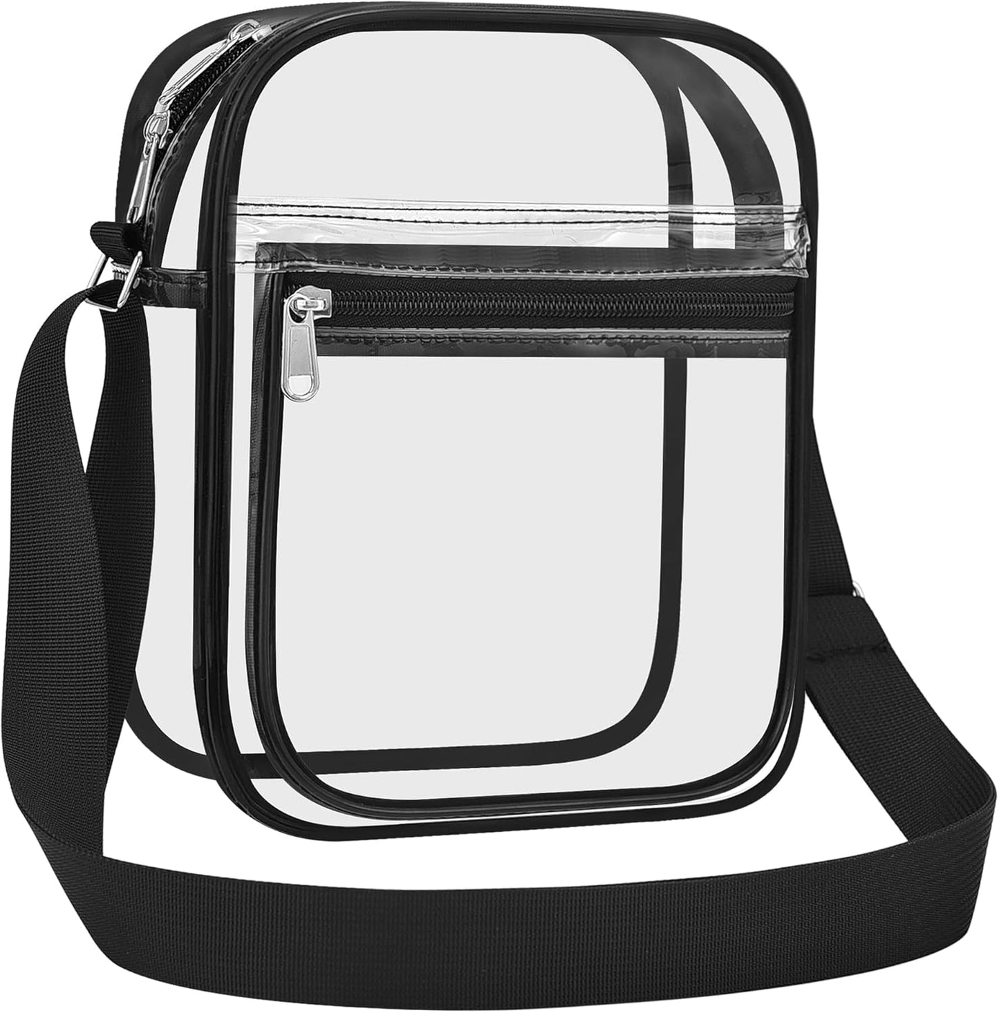 Clear Bag for Stadium Events Clear Messenger Bag for Men and Women V1258-DP02-E-352