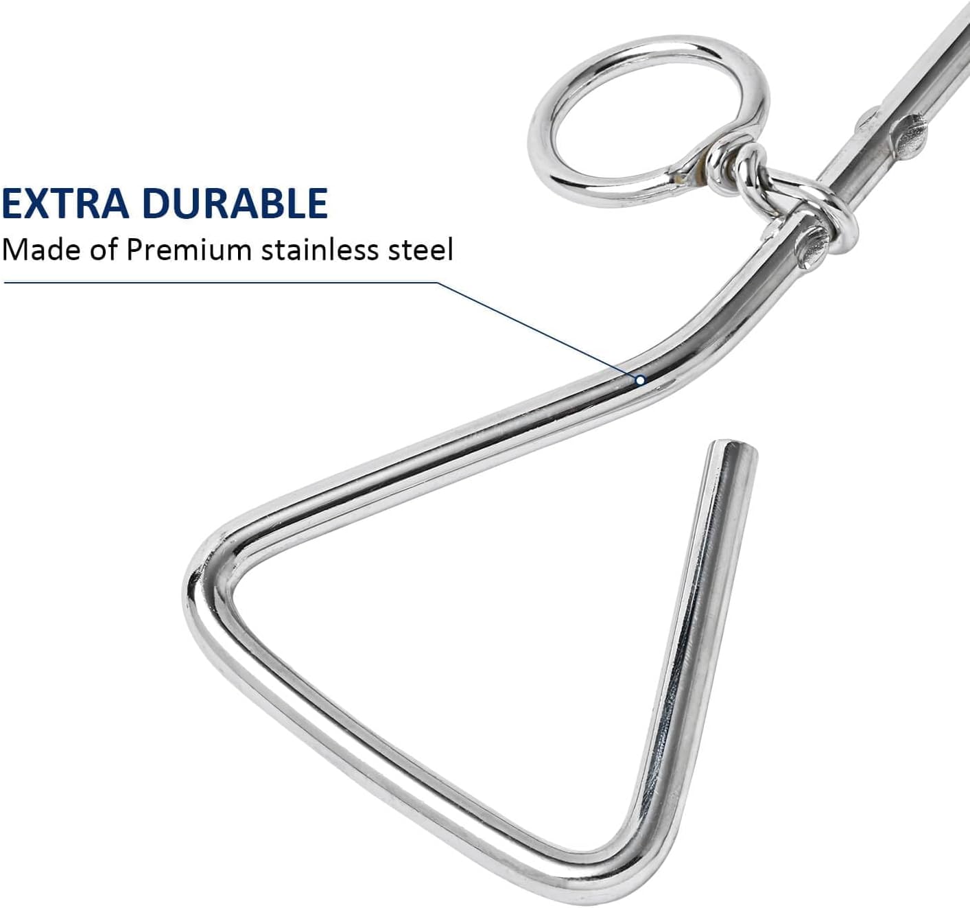 Dog Tie-Out Stake, Durable Silver Spiral Anchorstake, Secure Outdoor Tethering for All Cable Leash Chain, V1258-DP02-E-362