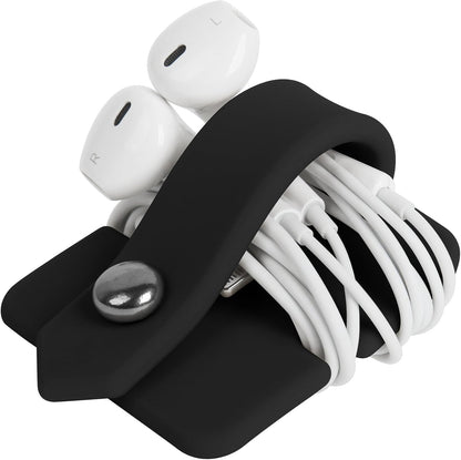Silicone Earphone Organizer Earphone Wrap Winder Headphone Cord Organizer Wrap Winder Manager/Cable Winder 2 V1258-DP02-E-393