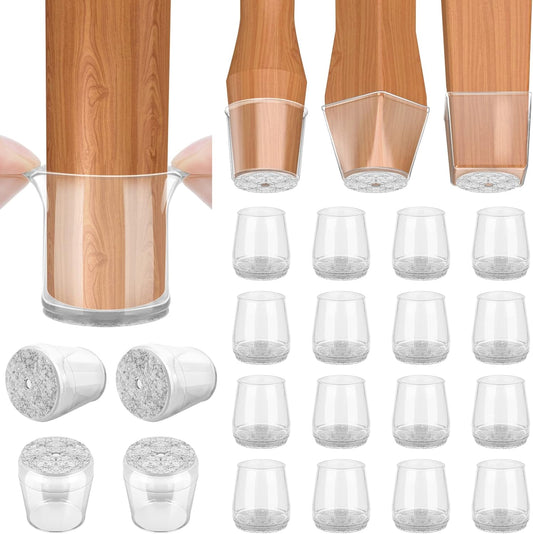 Silicone Chair Leg Floor Protectors, Stool Leg Protectors Cap, Chair Leg Caps for Hardwood Floors V1258-DP02-E-397