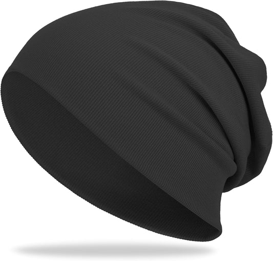 Slouchy Beanie Hats for Women & Men -Ultra-Soft Cotton Knit Cuffed Skull Cap Fashion Style Hipster V1258-DP02-E-415