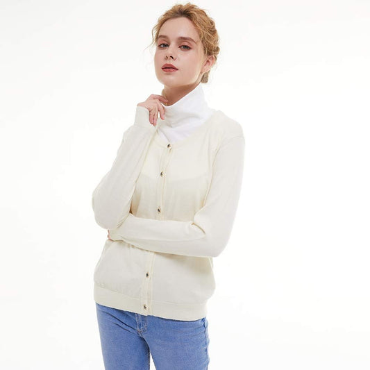 Womens Dickies Detachable Turtleneck Collar, Cotton Half Mock Turtlenecks V1258-DP02-E-425