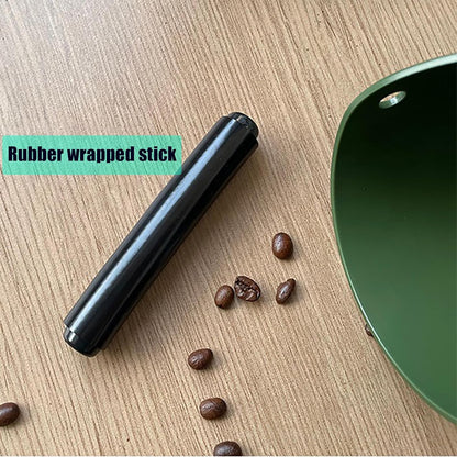 Coffee Knock Box, 4.6 in, Barista Style Espresso Grounds Knock Box, Removable Plastic Knock Rod, Non-Slip V1258-DP02-E-431