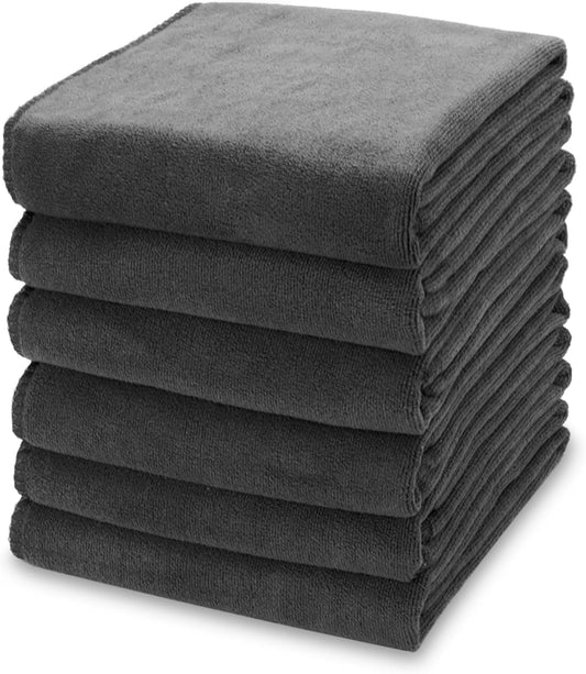 13x28 Inches Kitchen Cloth Dish Towels, 400 GSM Premium Dishcloths, Super Absorbent Coral Velvet Microfiber V1258-DP02-E-434