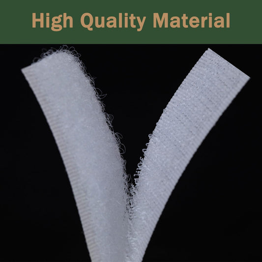 2 Inch Wide Hook and Loop Tape, Excellent Grip, Strong Adhesive Back, Nylon Self-Adhesive Fastener Strips for V1258-DP02-E-437