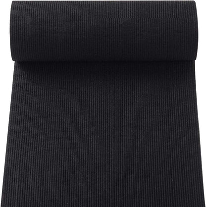 Knit Elastic Bands for Sewing Black Heavy Stretch High Elasticity Flat Elastic Cord 6 Inch Wide Braided V1258-DP02-E-439