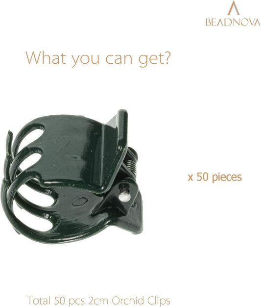 Plant Clips 50Pcs Large Orchid Clips for Orchid Support Plant Support Flower Vine (2cm, 50PCS) V1258-DP02-E-443