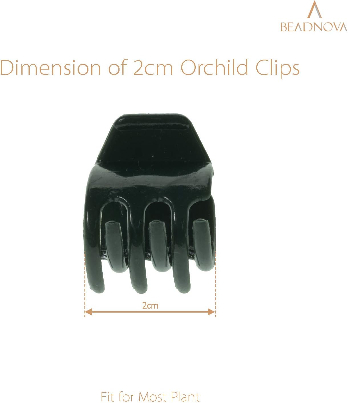 Plant Clips 50Pcs Large Orchid Clips for Orchid Support Plant Support Flower Vine (2cm, 50PCS) V1258-DP02-E-443