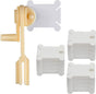 Embroidery Floss Bobbins 150pcs Embroidery Thread Holder with Winder Thread Bobbins for Floss Cross Stitch V1258-DP02-E-447
