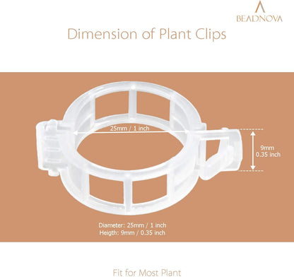 150Pcs Tomato Clips Plant Clips Garden Clips Vine Clips Tomato Trellis Clips for Tomato Vine Vegetable V1258-DP02-E-451