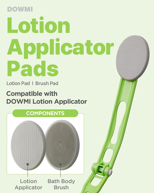 Lotion Applicator Refill Replacement Pads - Lotion, Cream & Ointment Applicator for Hard-to-Reach Areas, V1258-DP02-E-459