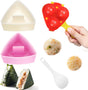 Onigiri Mold Triangle, 2 Pack Large Rice Ball Mold Shi Makers, Onigiri Rice Ball Maker Molds for Kids V1258-DP02-E-476