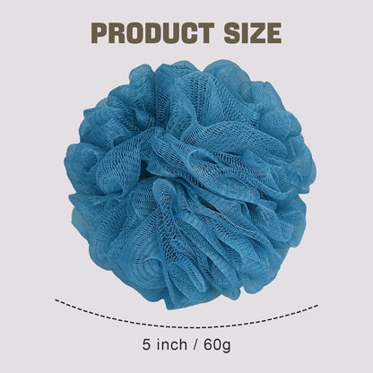 Bath Sponge Loofah Sponge Bath Puffs Shower Pouf Body Scrubber Exfoliating Soft 3 Pack V1258-DP02-E-478
