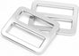 CooBigo 24Pcs 1" Adjustable Buckles Metal Slider Buckles Tri-Glide Slide Strap Adjuster for Shoulder Bag V1258-DP02-E-48