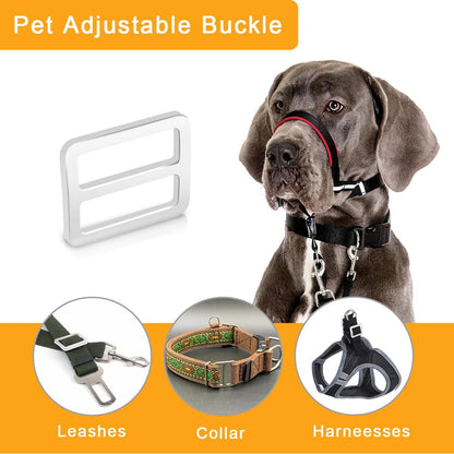 CooBigo 24Pcs 1" Adjustable Buckles Metal Slider Buckles Tri-Glide Slide Strap Adjuster for Shoulder Bag V1258-DP02-E-48