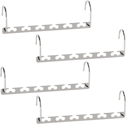 Space Saving Hangers Metal Hanger Magic Cascading Hanger Closet Clothes Organizer(4 Pack) V1258-DP02-E-488