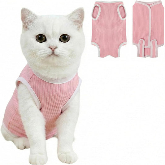 Cat Recovery Suit Cat Onesie, Breathable Anti-Licking Cat Surgery Recovery Suit Female, Kitten Spay Recovery V1258-DP02-E-493