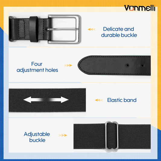 Baseball Belt Softball Belt Adjtable, Elastic Baseball Uniform Belt Youth and Adult Sizes V1258-DP02-E-505