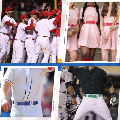 Baseball Belt Softball Belt Adjtable, Elastic Baseball Uniform Belt Youth and Adult Sizes V1258-DP02-E-505