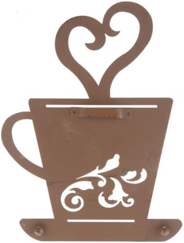 Turquoise Rty Metal Coffee Cup Wall, Kitchen, Restaurant, Coffee Shop Decor! V1258-DP02-E-533