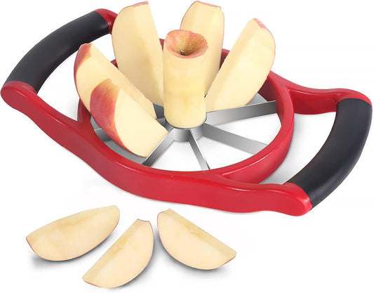 Apple Slicer Corer, 8-Slice [Large Size] Premium Apple Slicer Corer, Cutter, Divider, Wedger, Stainless Steel V1258-DP02-E-535