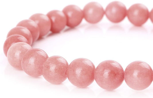 Artificial Pink Coral Gemstone Round Loose Beads for Jewlery Making Gemstome Beads Necklaces Bracelets Best V1258-DP02-E-545