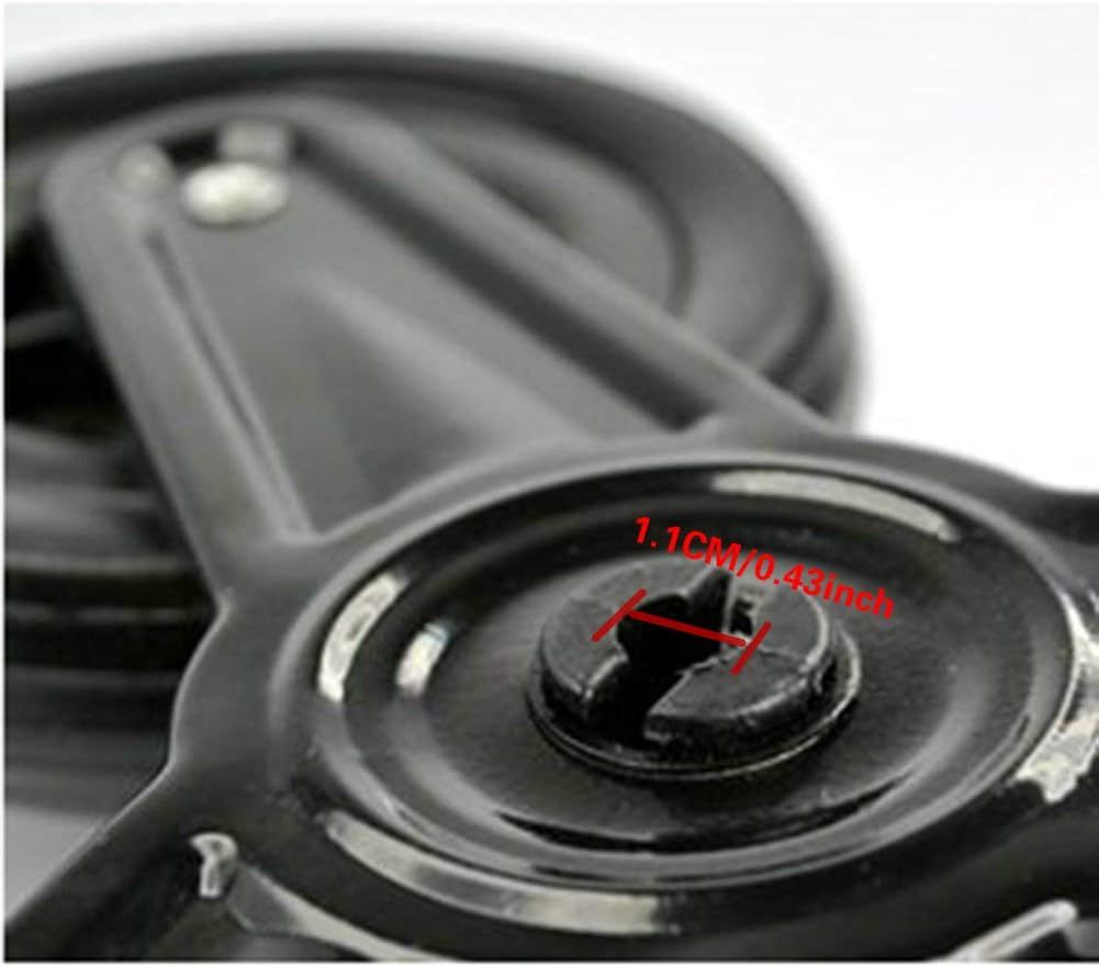Pair of Replacement Stair Climbing Shopping Cart Wheels for Shopping Laundry Cart V1258-DP02-E-548