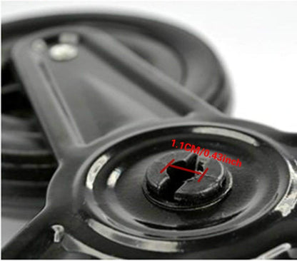 Pair of Replacement Stair Climbing Shopping Cart Wheels for Shopping Laundry Cart V1258-DP02-E-548