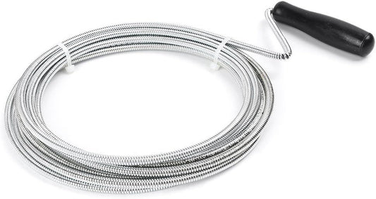 Metal Drain Cleaner and Clog Remover, 10FT long Hair Catcher Cleaning Tool, Sink Dredge Pipeline Cleaner for V1258-DP02-E-553