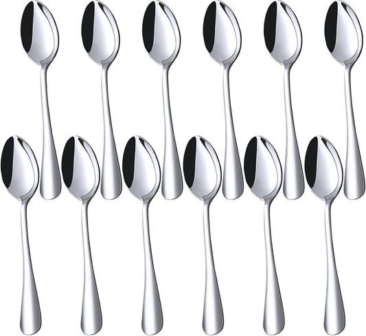 Mini Coffee Spoons, 12PCS 4.9 Inch Stainless Steel Demitasse Espresso Spoons for Stirring Coffee, Tea, Hot V1258-DP02-E-570
