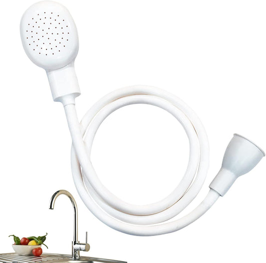 Sink Spray Rubber Hose, Sink Hose Attachment for Faucet Portable Sink Hose Faucet Sprayer, Shampoo Sprayer V1258-DP02-E-573