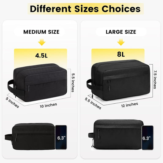Travel Toiletry Bag for Men - Hanging Toiletries Bag Water Resistant Travel Bag for Toiletries Accessories V1258-DP02-E-582