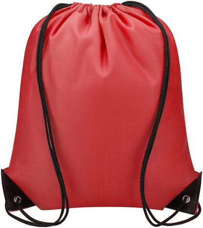 Drawstring Backpacks Bulk 10 Pieces String Bags Customized Bags for Party Gym Sport Trip - Red V1258-DP02-E-584