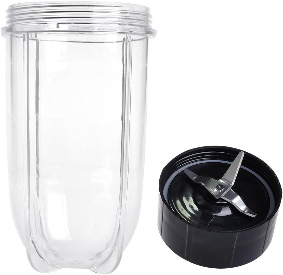 Replacement Cross Blade + 16oz Cup Set for Magic Bullet, Replacement Parts compatible with 250 W Magic Bullet V1258-DP02-E-597