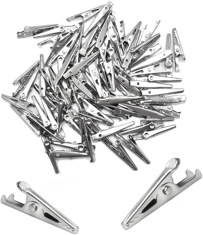 35mm Metal Alligator Clip (Pack of 100pcs) V1258-DP02-E-602