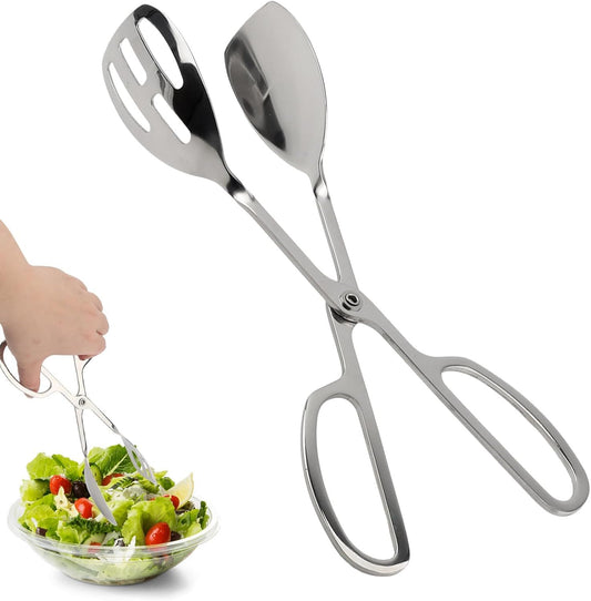 10-Inch Salad Tongs for Serving, Scissor Style Kitchen Tongs for Cooking for Buffet Serving Tongs for V1258-DP02-E-603